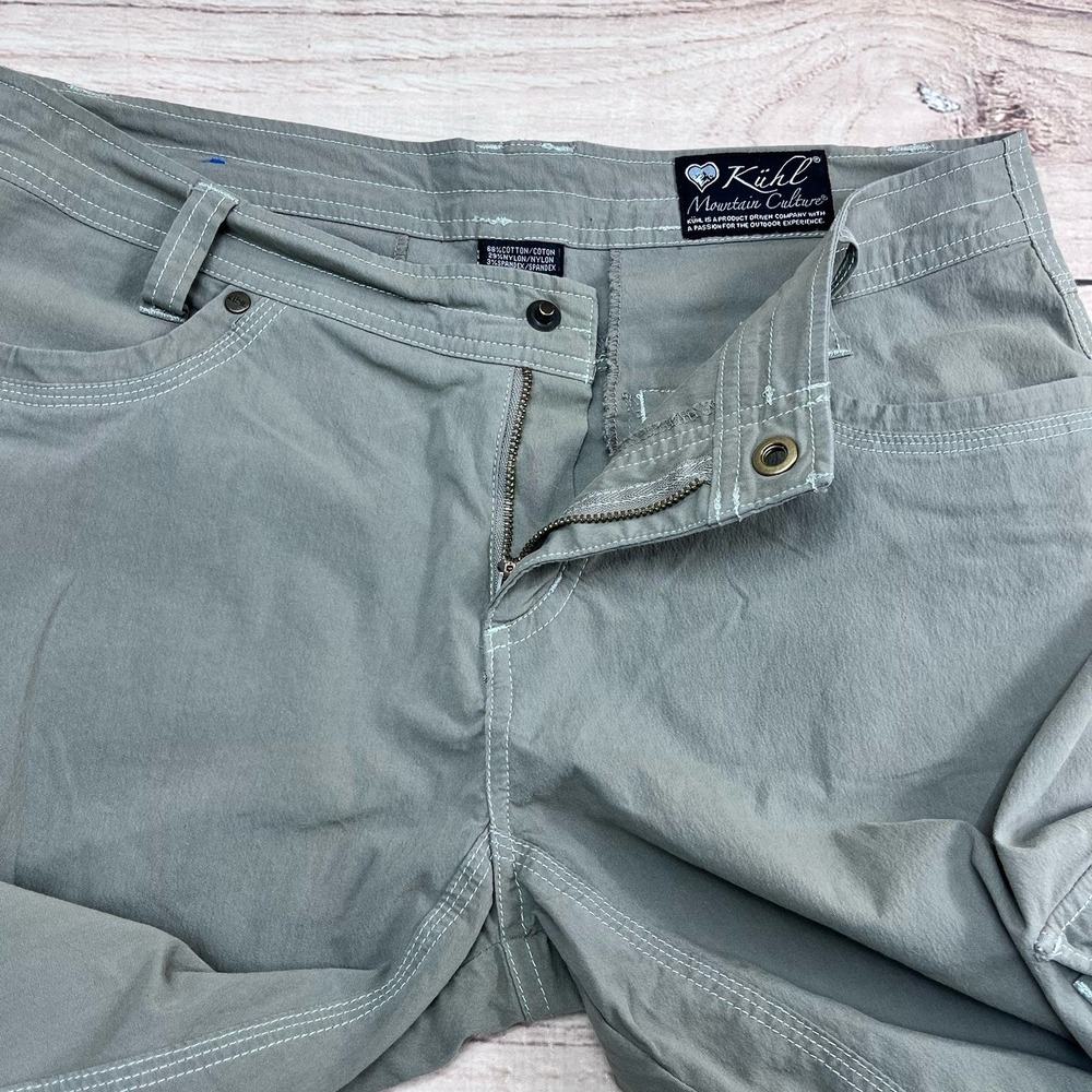 Kuhl Women's Size 10 Regular Pine Gray Roll-Up Pant Outdoor Hiking Pants #108846 - Picture 4 of 9